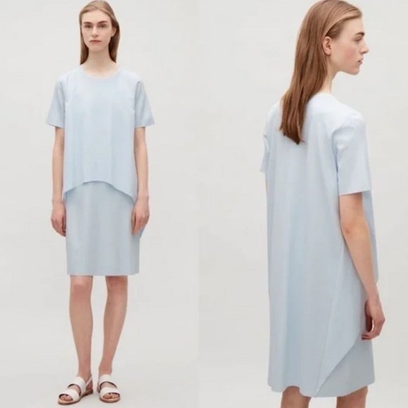 COS Baby Blue Layer Dress - Picture 8 of 10